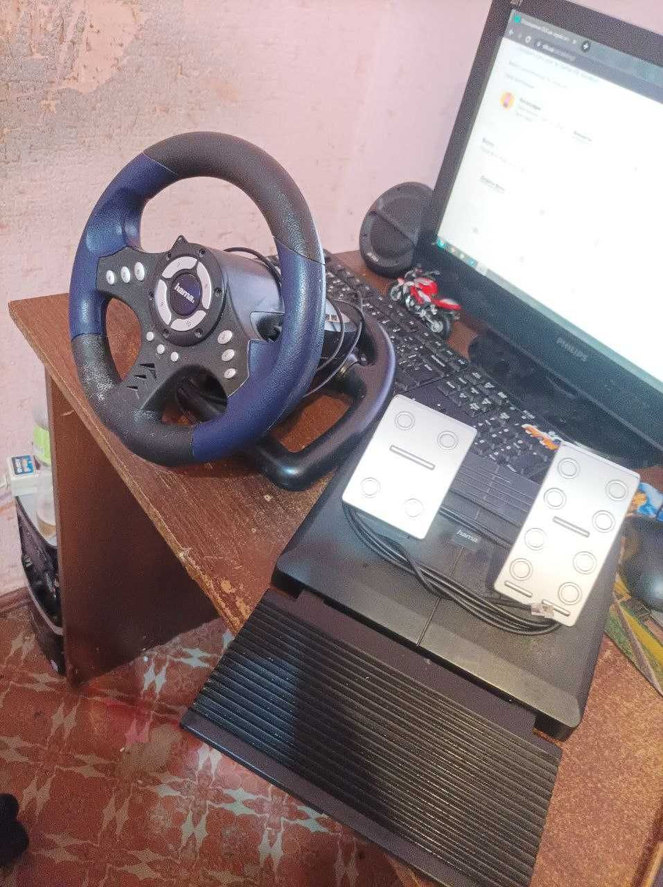 продам руль для пк hama v18 vibration