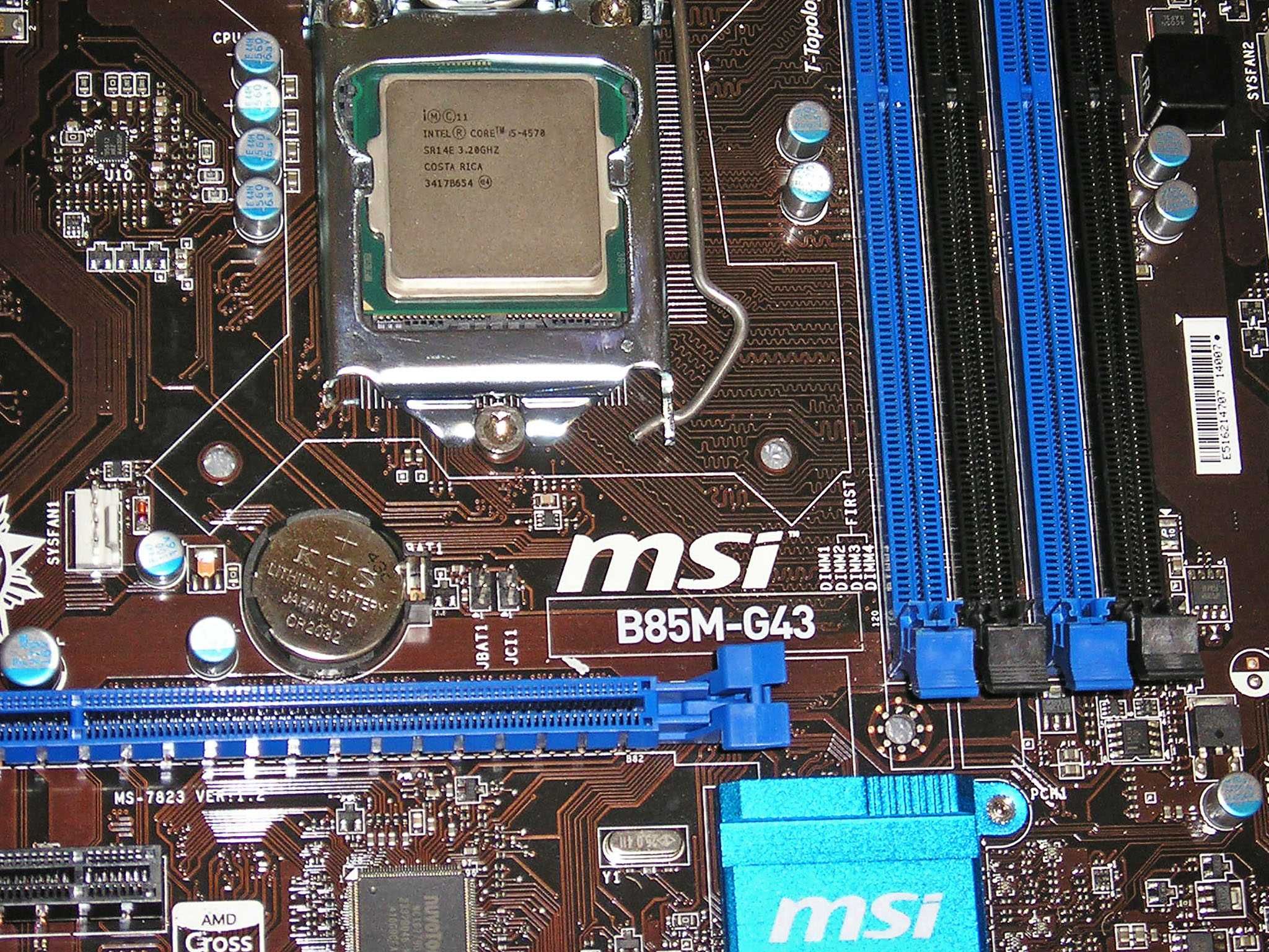 Комплект для ПК на 4-хъядерном Intel i5 s1150 (проц+материнка+память)
