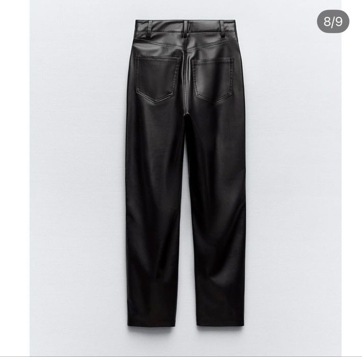 Штани з екошкіри Zara