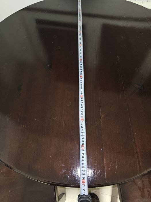 Стіл з дерева та 4 стільці круглий, деревяний, дерево.