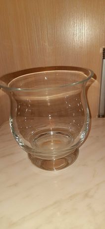 wazon szklany, wysokość 14 cm,
