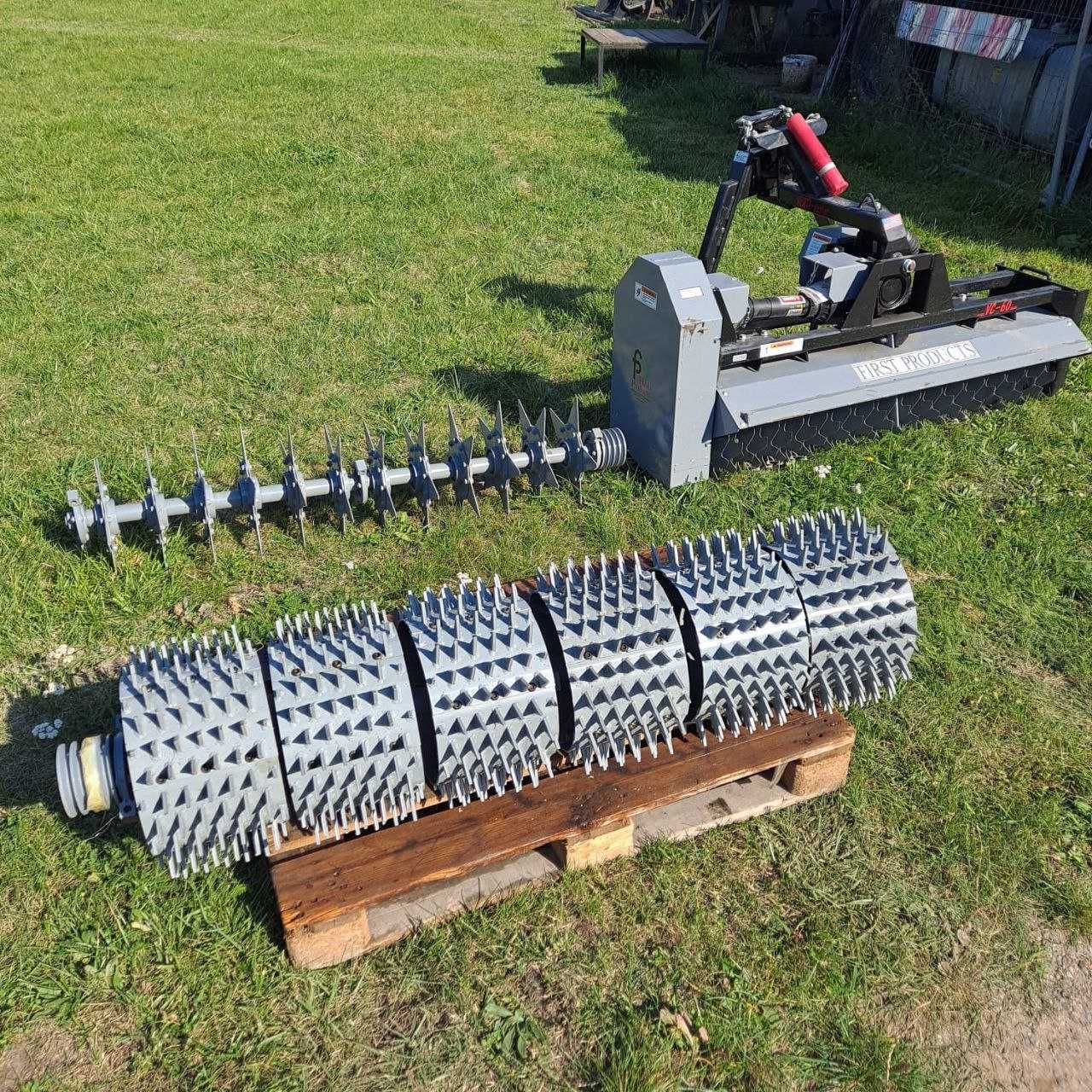 Dwa wały robocze do aeratora First Pruducts
