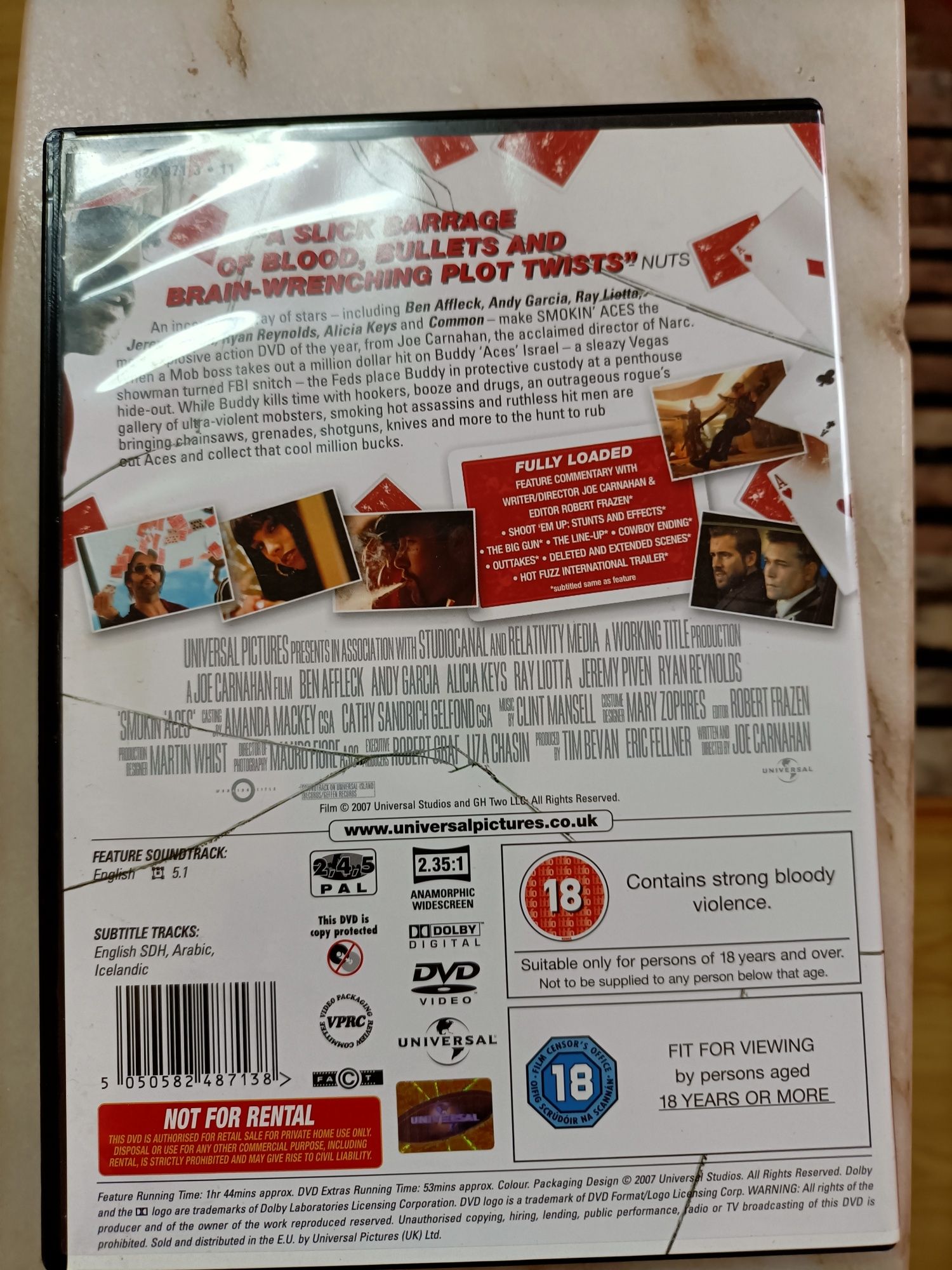 DVD original "Smoking Aces"