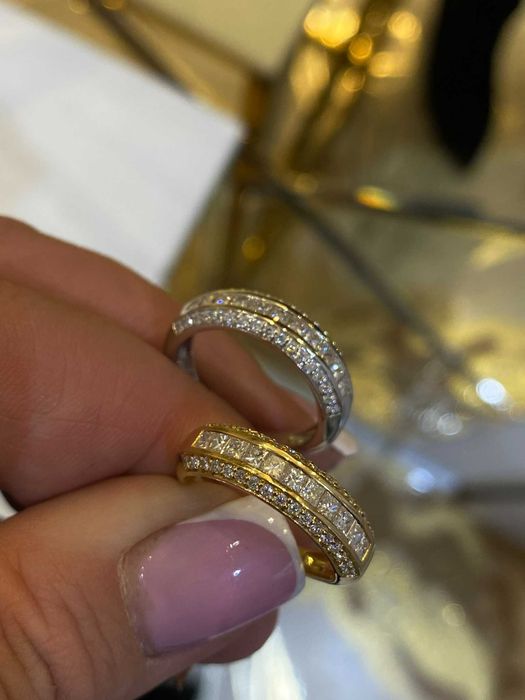 Obrączka Infinity Princess diamenty 1.00 CT