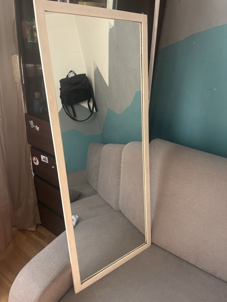 Lustro ilea Ram drewniane 40x97