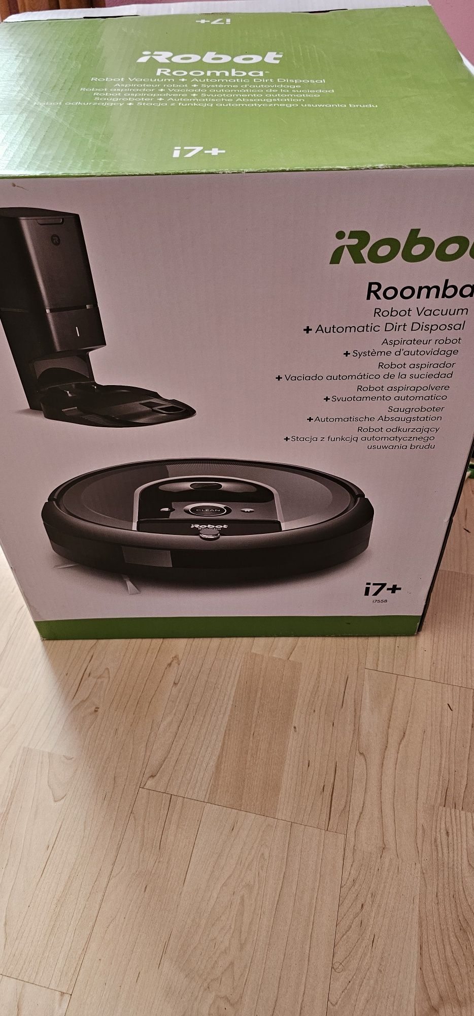Robot sprzątający iRobot Roomba i7+ Stacja oczyszczająca (I7558)