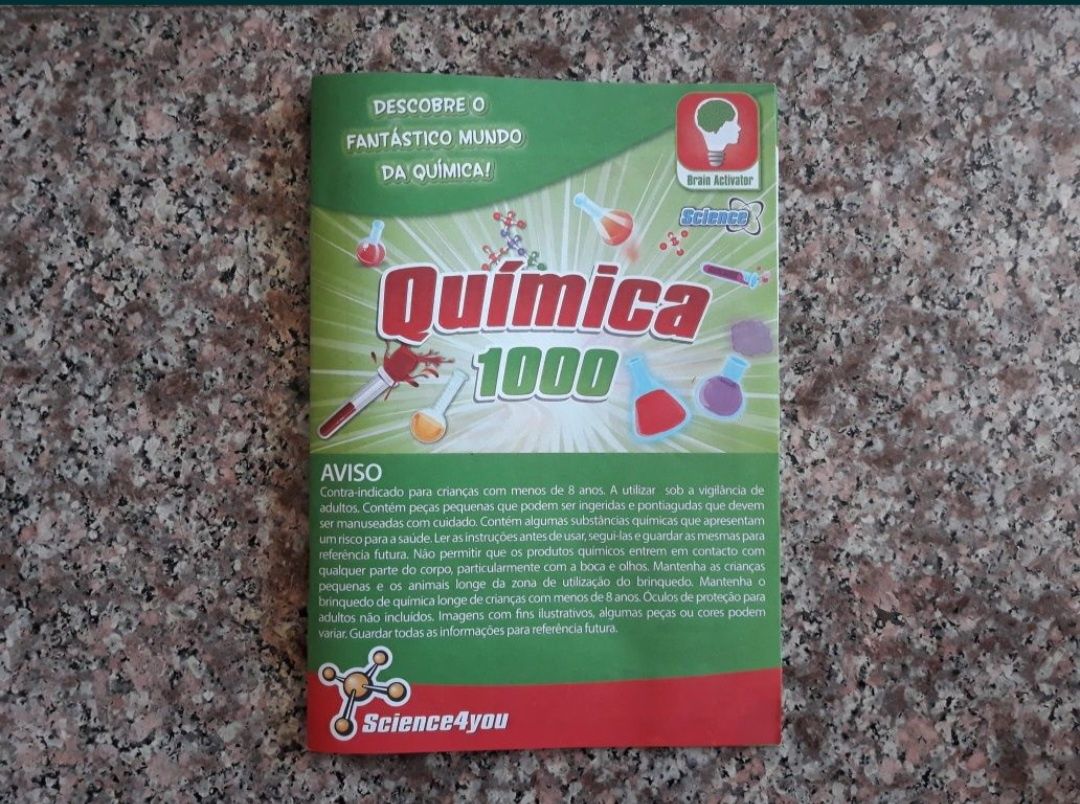 Jogo Laboratório Química SCIENSE4YOU experiências + Livro