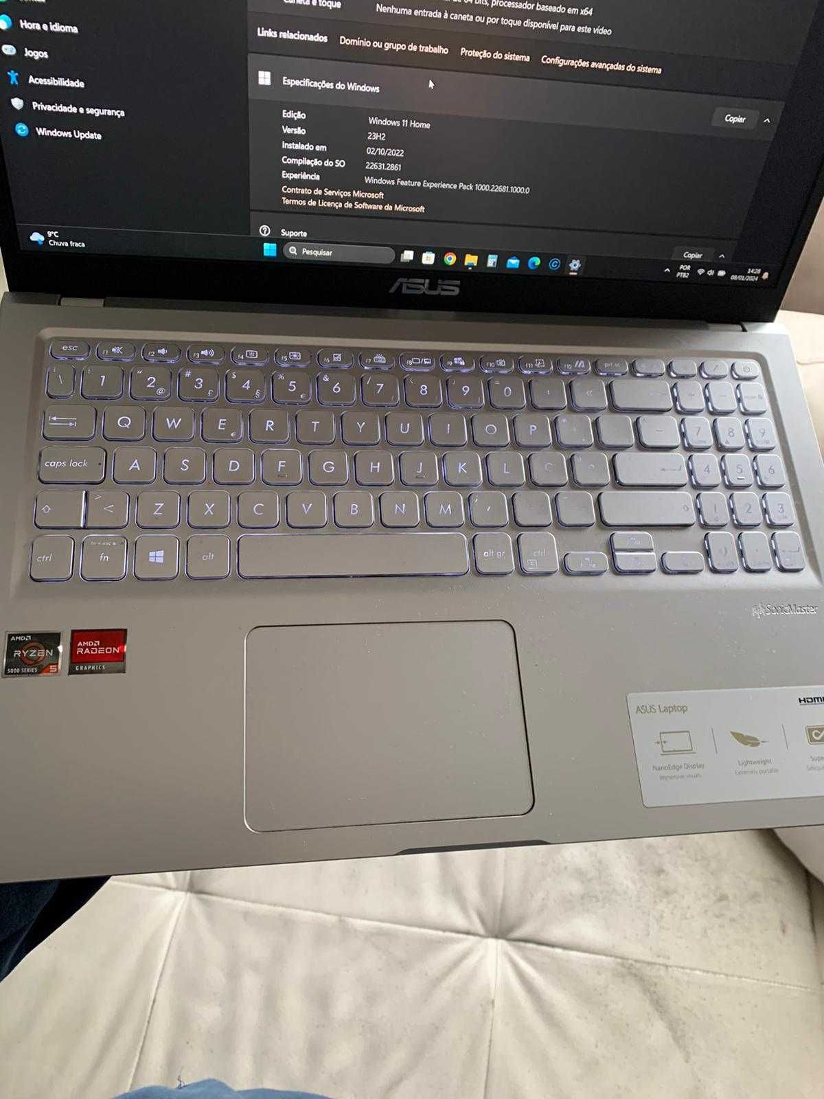 Portatil Asus Vivobook X515UA Ryzen 5 5500