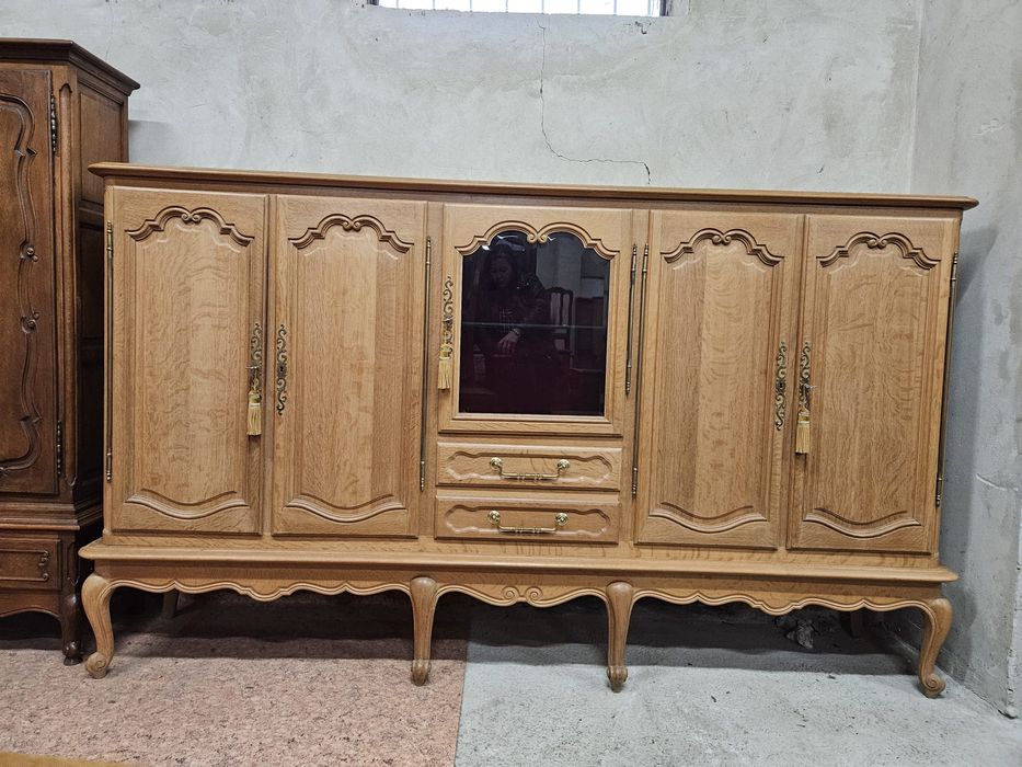 Wysoka komoda ludwikowska kredens Francja /