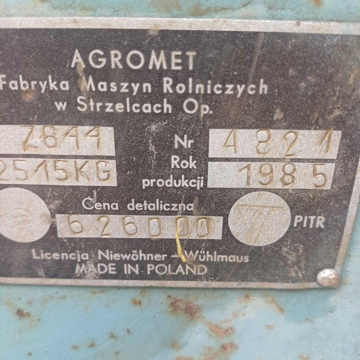 Kombajn do ziemniakow Anna sprawny po tegorocznych wykopk rok pro 1985