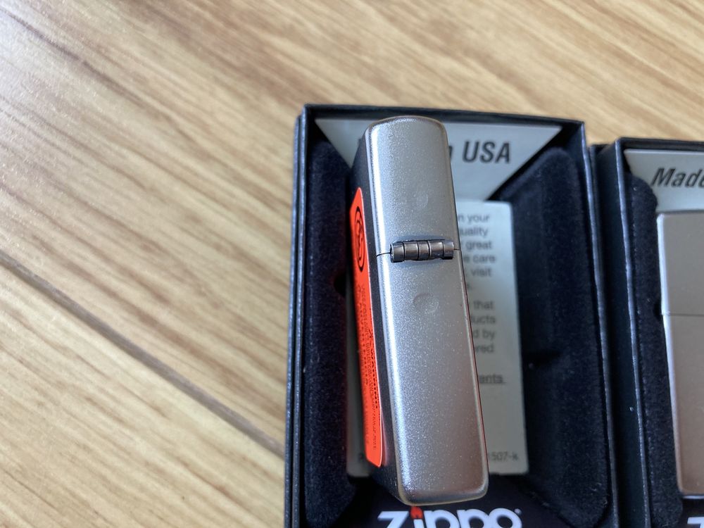 Новая бензиновая зажигалка Zippo 205 Satin Chrome из США