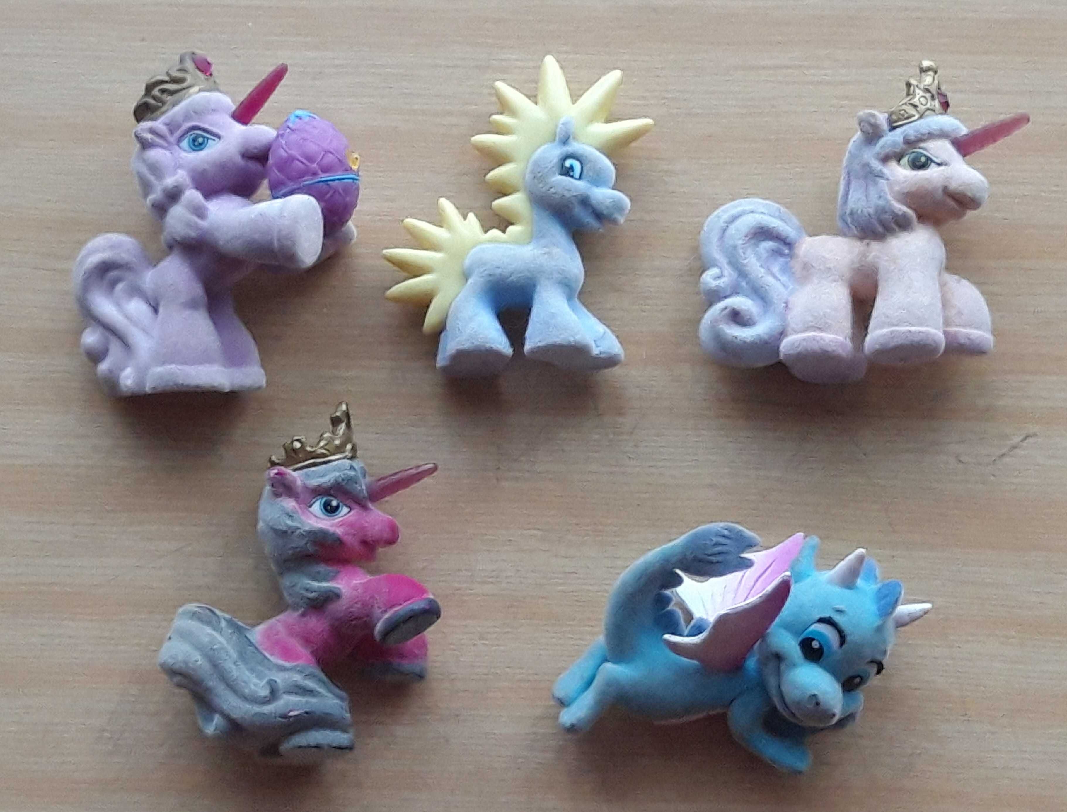 kucyki filly unicorn smok safiras aksamitne figurki