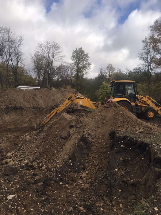 Послуги ескаватор , оренда, котловани, септики , самоскид