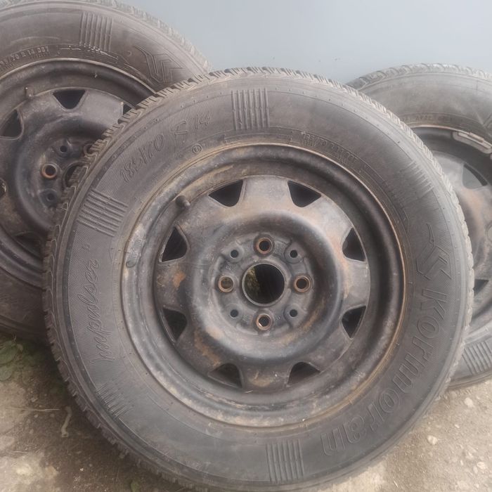 Koła felgi stalowe opony 14 4x98 ET45 FIAT PANDA BRAVO PUNTO  500