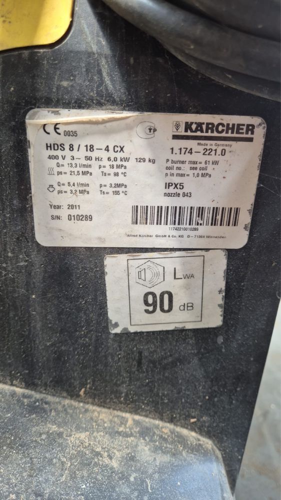 Myjka Cisnienowa Karcher Ciepla Woda
