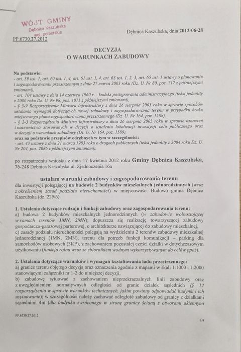 Działka budowlana prywatnie