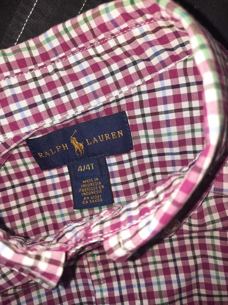 Рубашка Ralph Lauren хлопок 4 года р.104