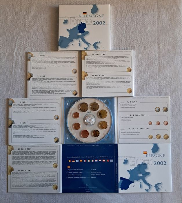 Set's Moedas dos 12  Primeiros Países a Aderir a Moeda €

Todas as moe