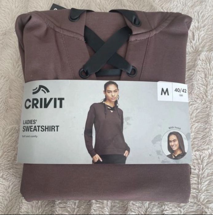 NOWA bluza damska z kapturem CRIVIT M 40/42