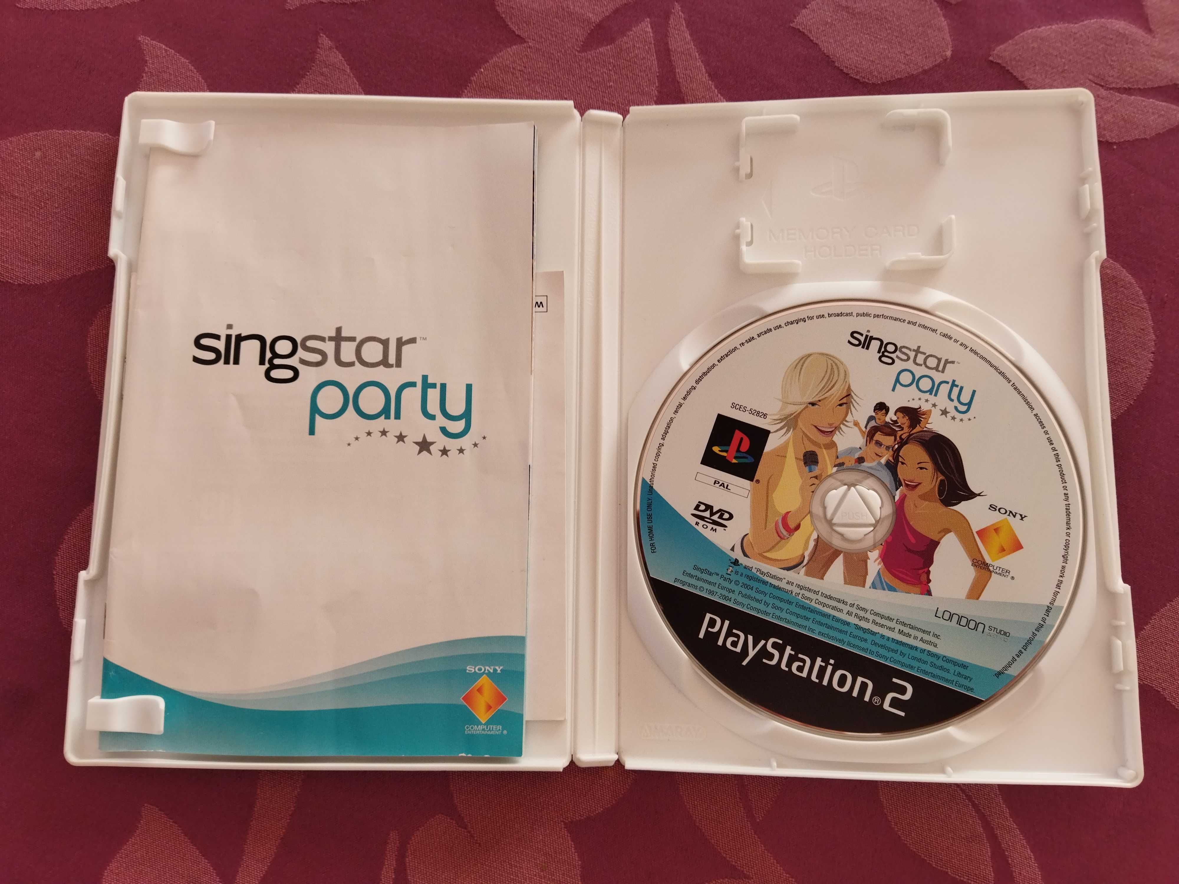 PS2 - Jogo Singstar Party