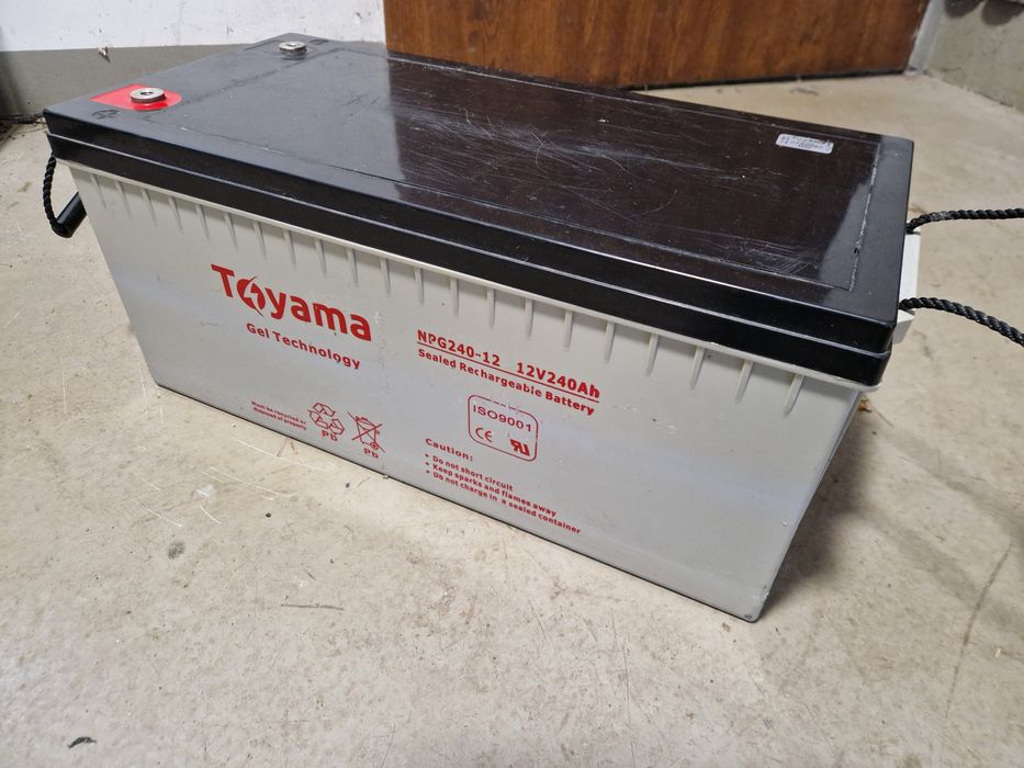 Akumulator Toyama 12V 240Ah, NPG240-12, gel technology, żelowy