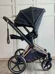 Komplet Cybex Priam Rosegold Deep Black z akcesoriami