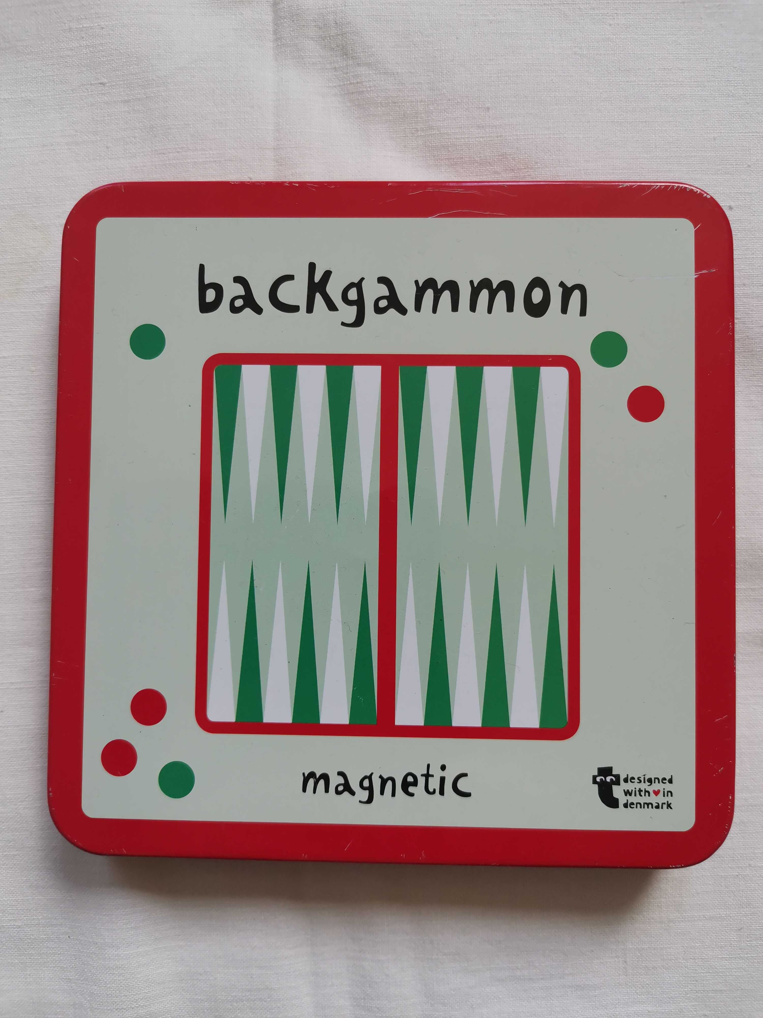 Beckgammon magnetic - gra magnetyczna