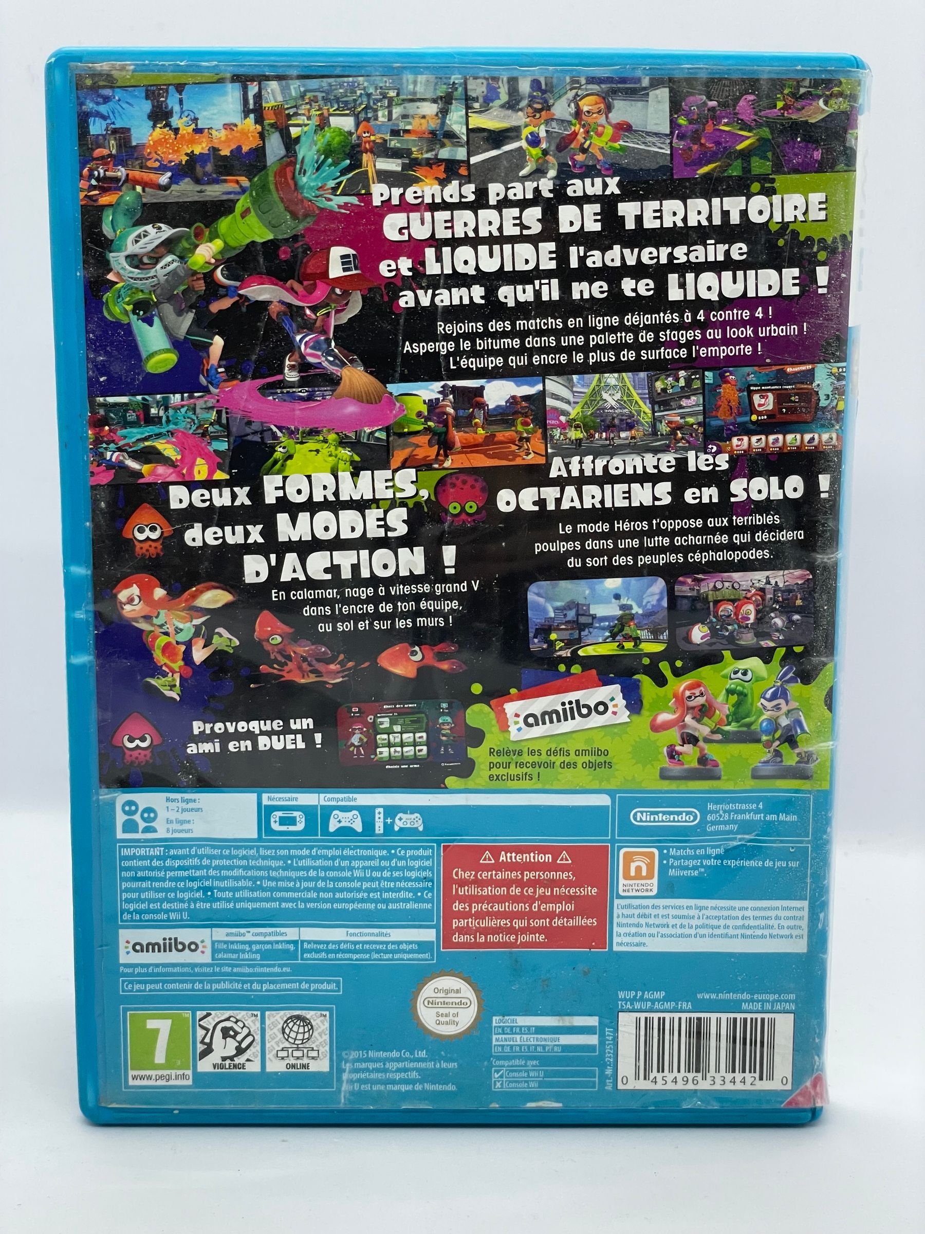 Splatoon Wii U Po Angielsku, bez instrukcji