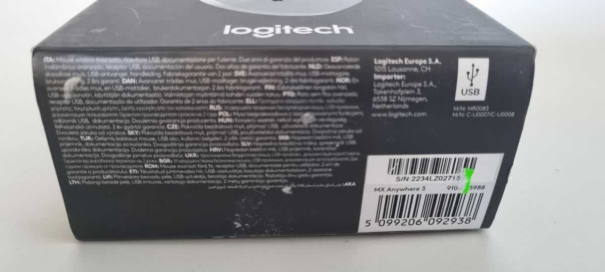 Logitech MX Anywhere 3 myszka wireless bluetooth sensor laserowy