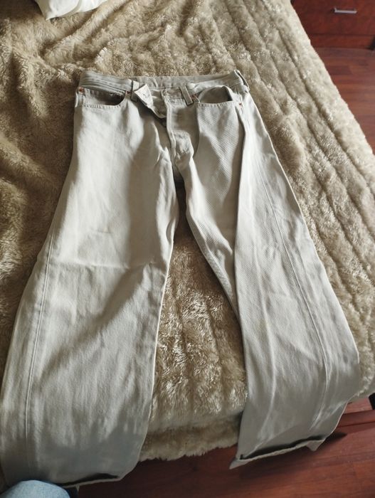 Calças LEVIS cinzentas originais clássicas tam40