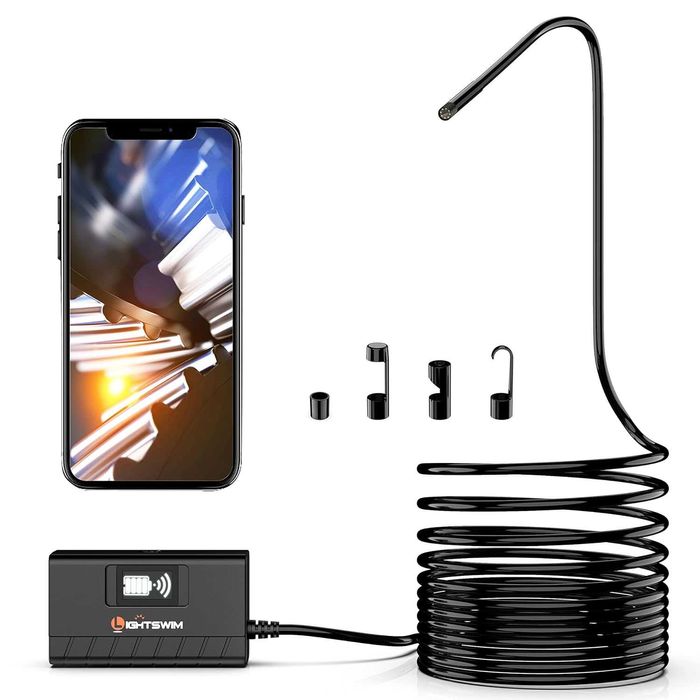 Mini kamera endoskopowa Lightswim WIFI, kamera inspekcyjna 5m