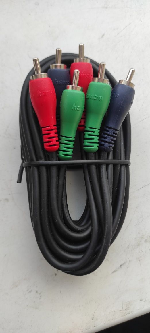 Новий кабель Hama - 3 RCA, тюльпан.