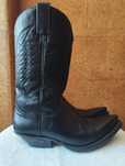 Botas Pretas em pele da Sendra