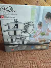 Garnki Venice Pearl Collection P S C COOKWARE SET 19