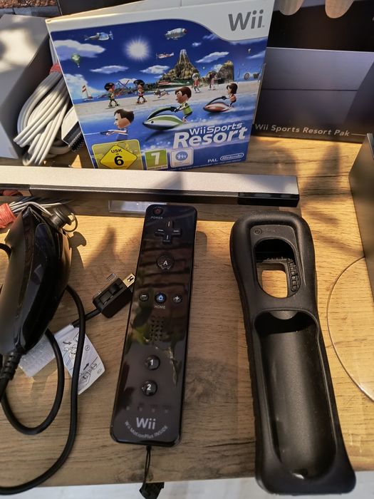 Nintendo Wii BOX przerobiona dysk 128GB zestaw