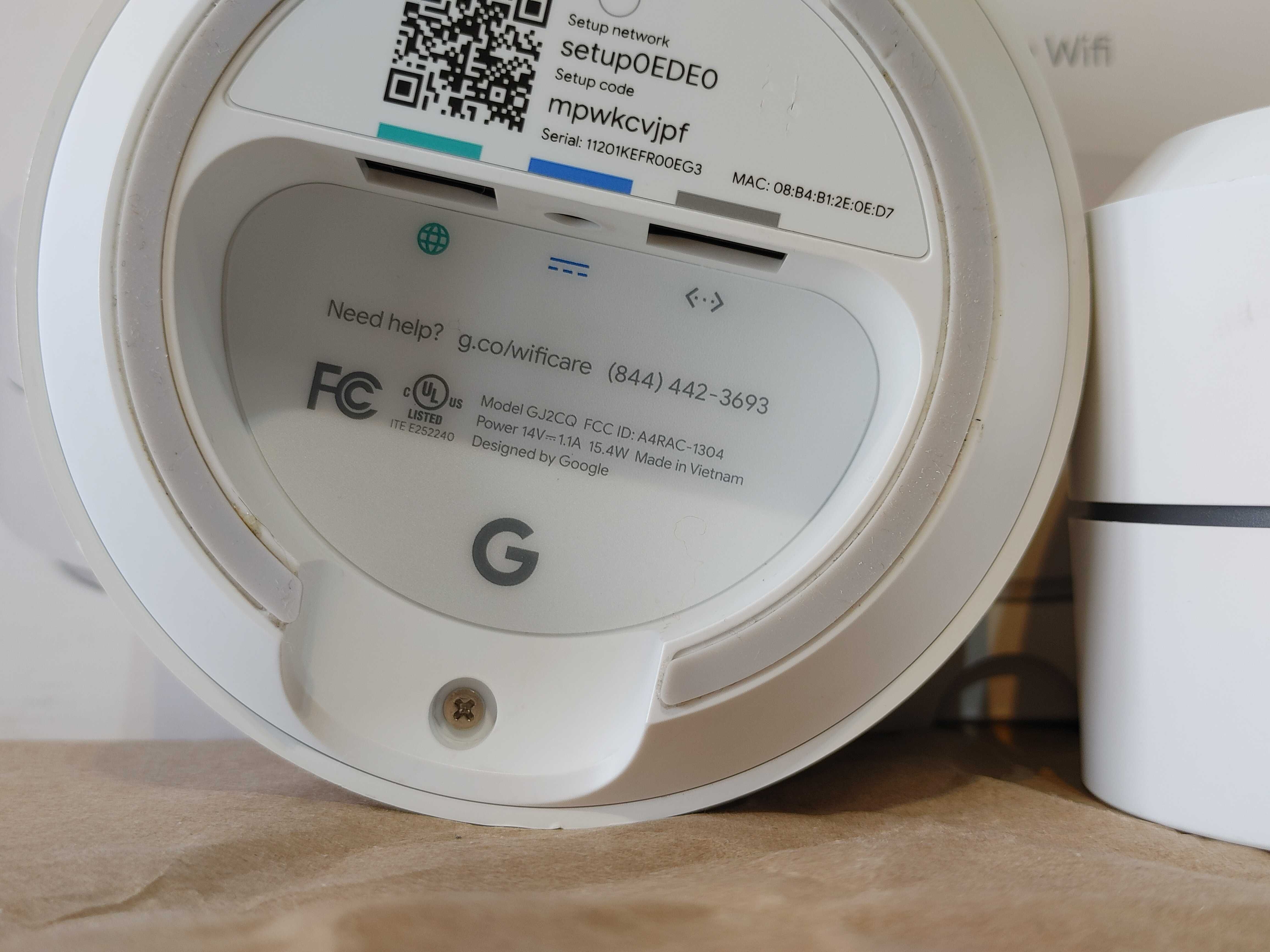 Роутер 5Ghz Google WiFi Gigabit mesh AC1200 MU-MIMO gj2cq ac 1304