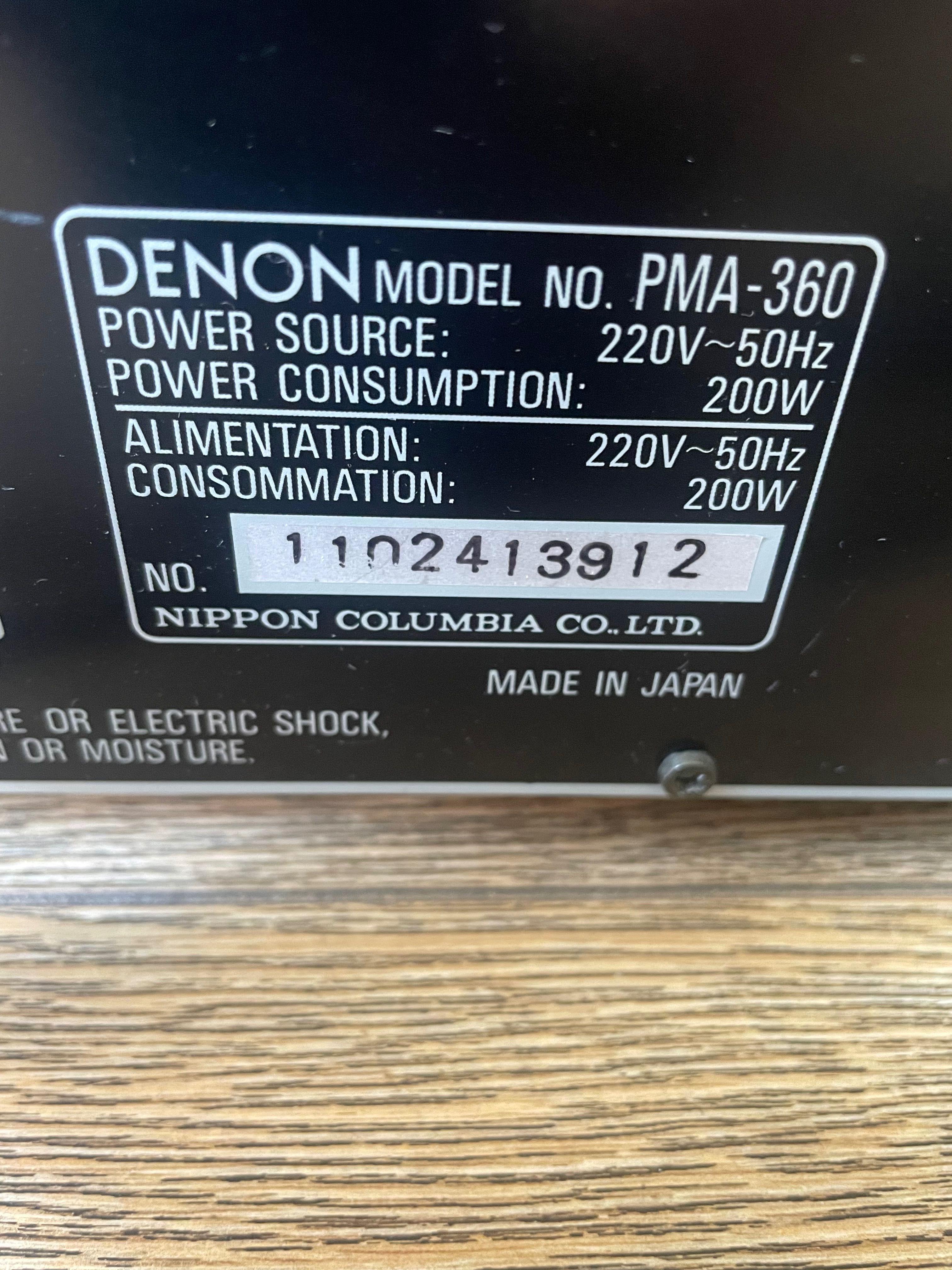 Wieża HI-FI denon segment z kolumnami