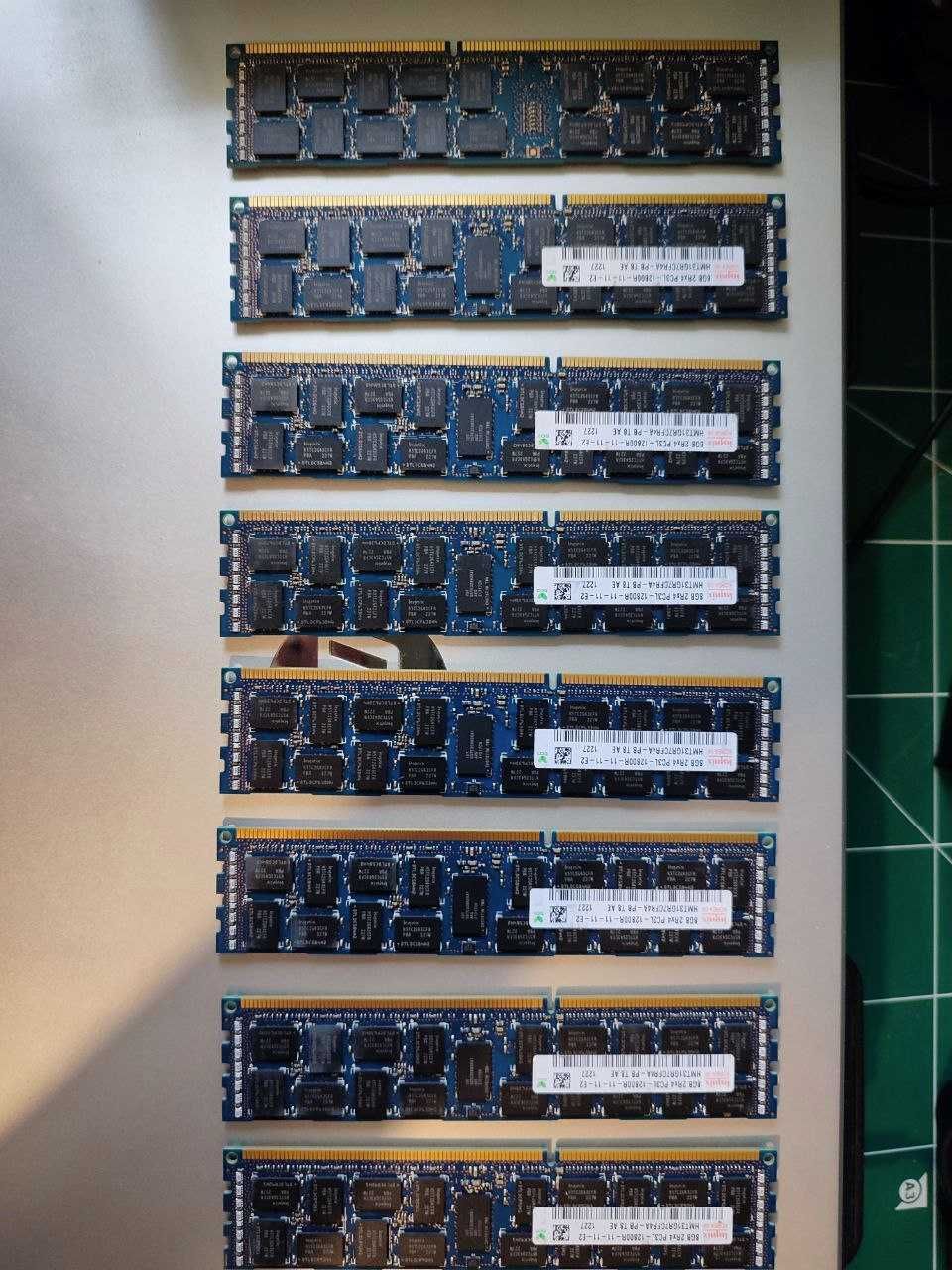 Продам комплект ОЗУ 8х8 Gb Hynix 2Rx4 PC3L-12800R (ECC Registered)