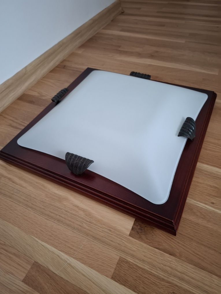 Plafon 37x37 jak nowy drewniany
