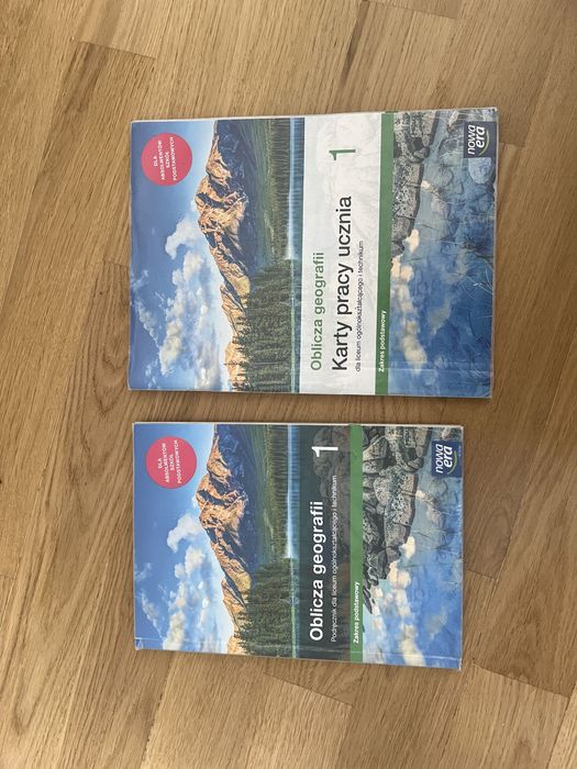 Zestaw podręcznik i karty pracy oblicza geografii 1 zakres podstawowy