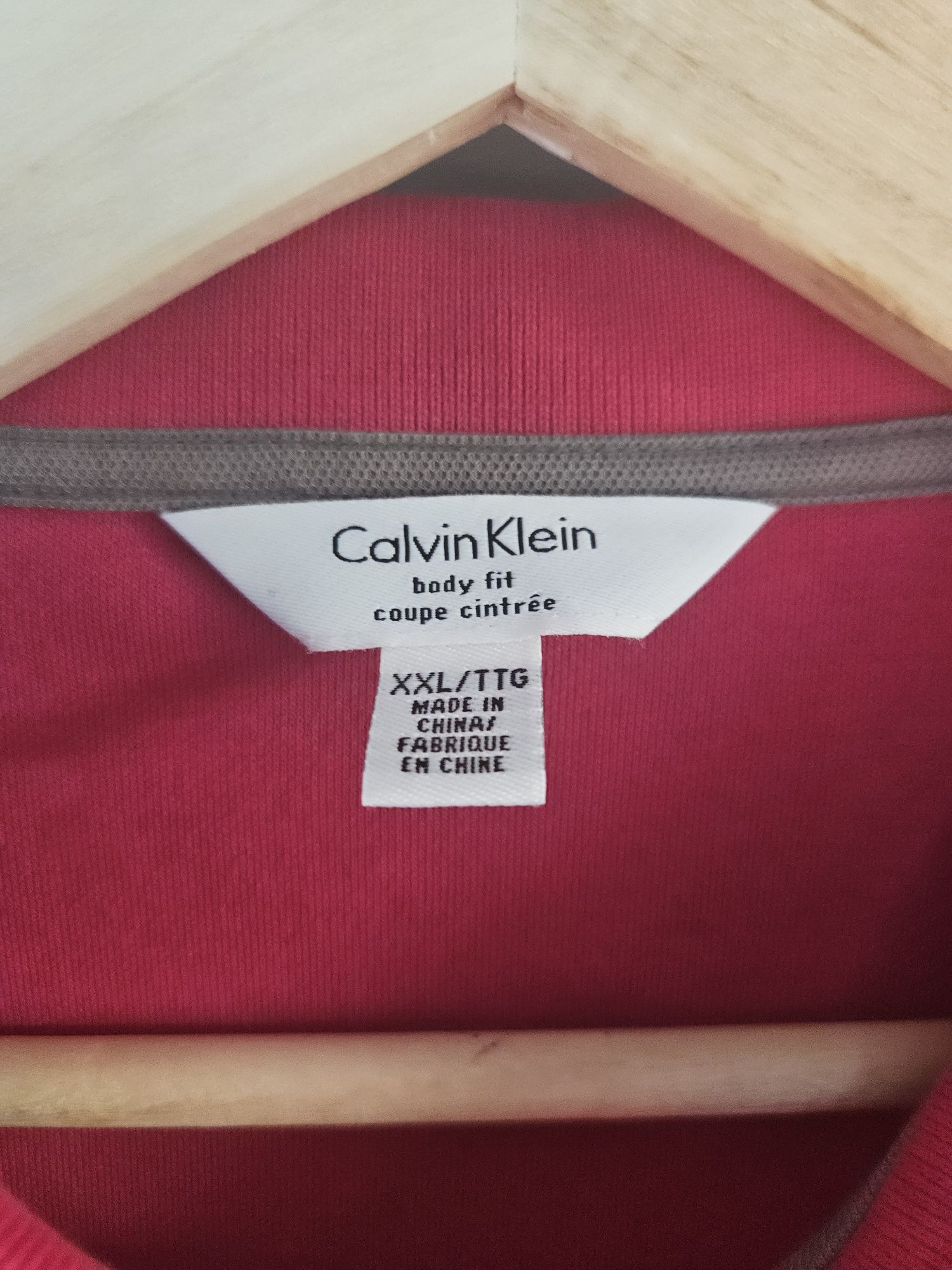 Polo różowe Calvin Klein XXL Super.