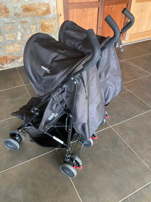 Carrinho de gémeos (marca: asalvo)