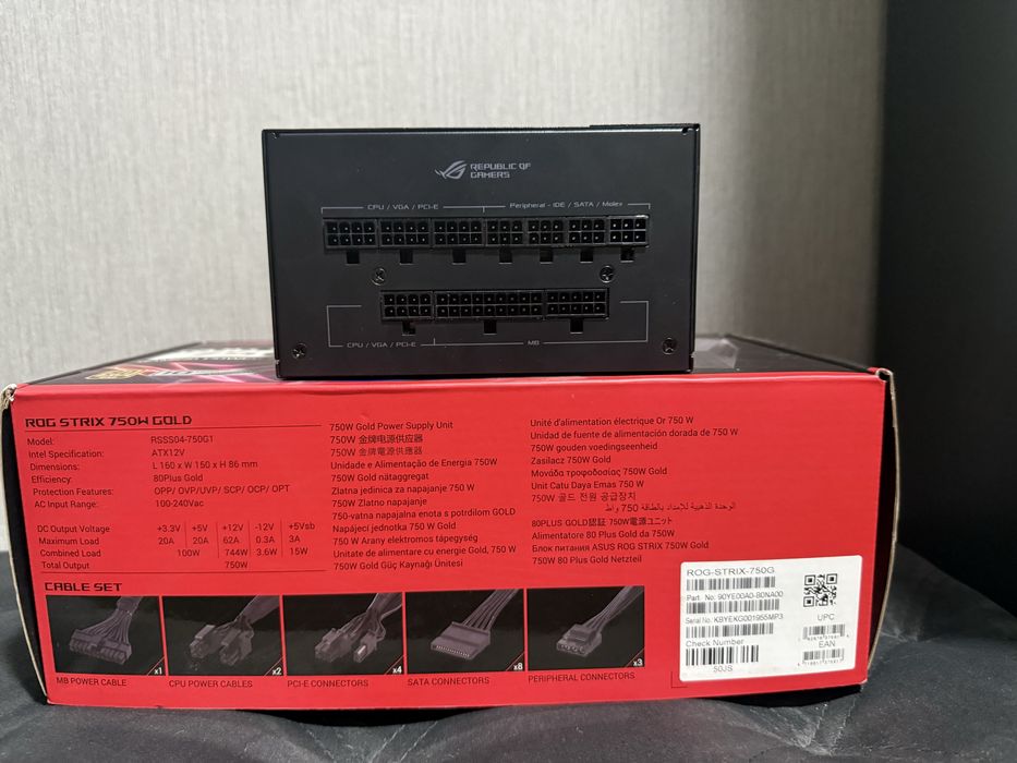 Блок живлення Asus Rog Strix 750W
