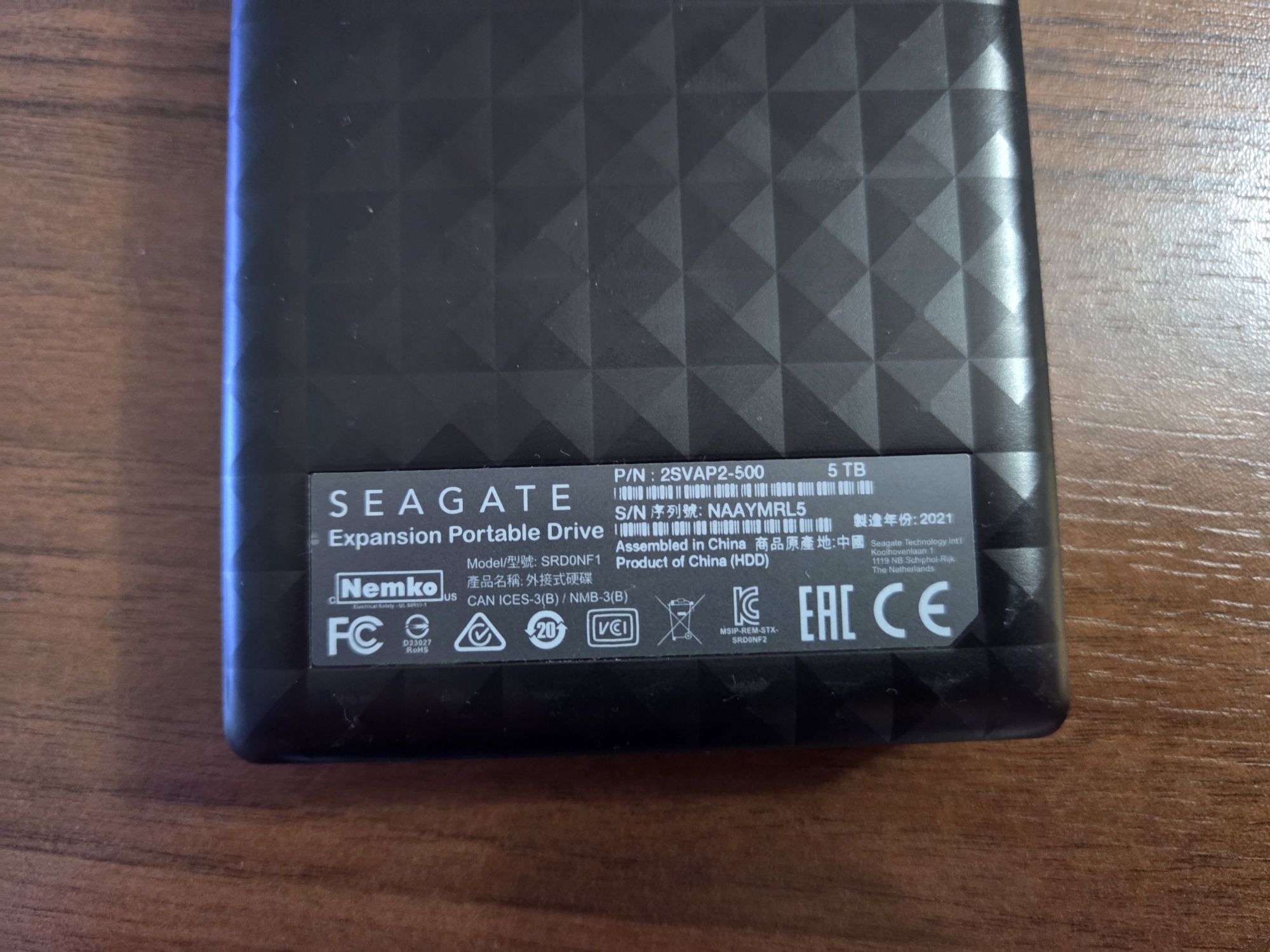 Dysk zewnętrzny HDD 5TB Seagate