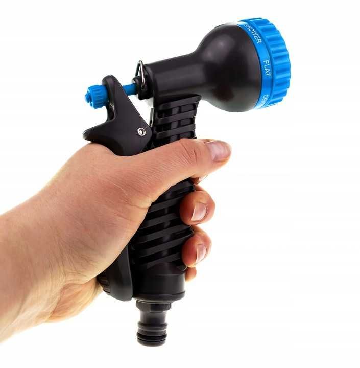 Zraszacz pistolet 7 funkcji plastikowy Powystawowy