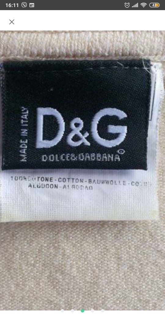 Туника брендовая D&G