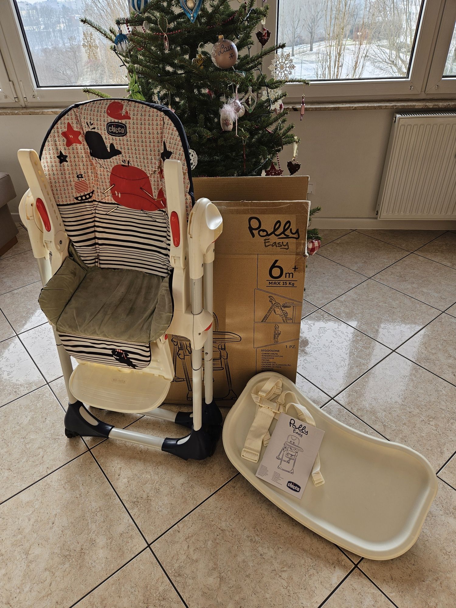 Krzesełko Dziecięce Chicco Polly Easy krzesło niemowlęce