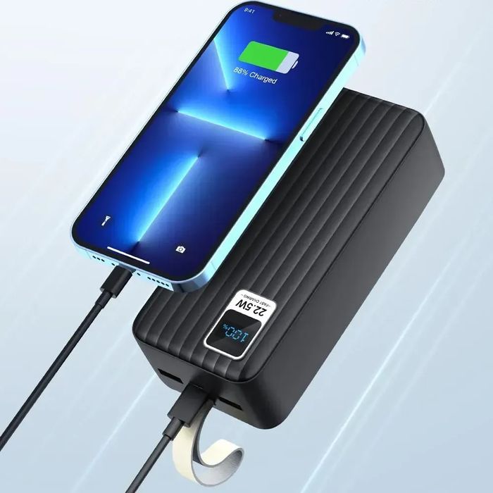 Повербанк KLGO KP-94 з дисплеєм 50000MAh, 22,5 W, 2хUSB