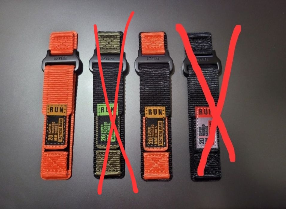 Ремінець Run Tactical Band 20 мм / 22 мм для Samsung Galaxy, Xiaomi