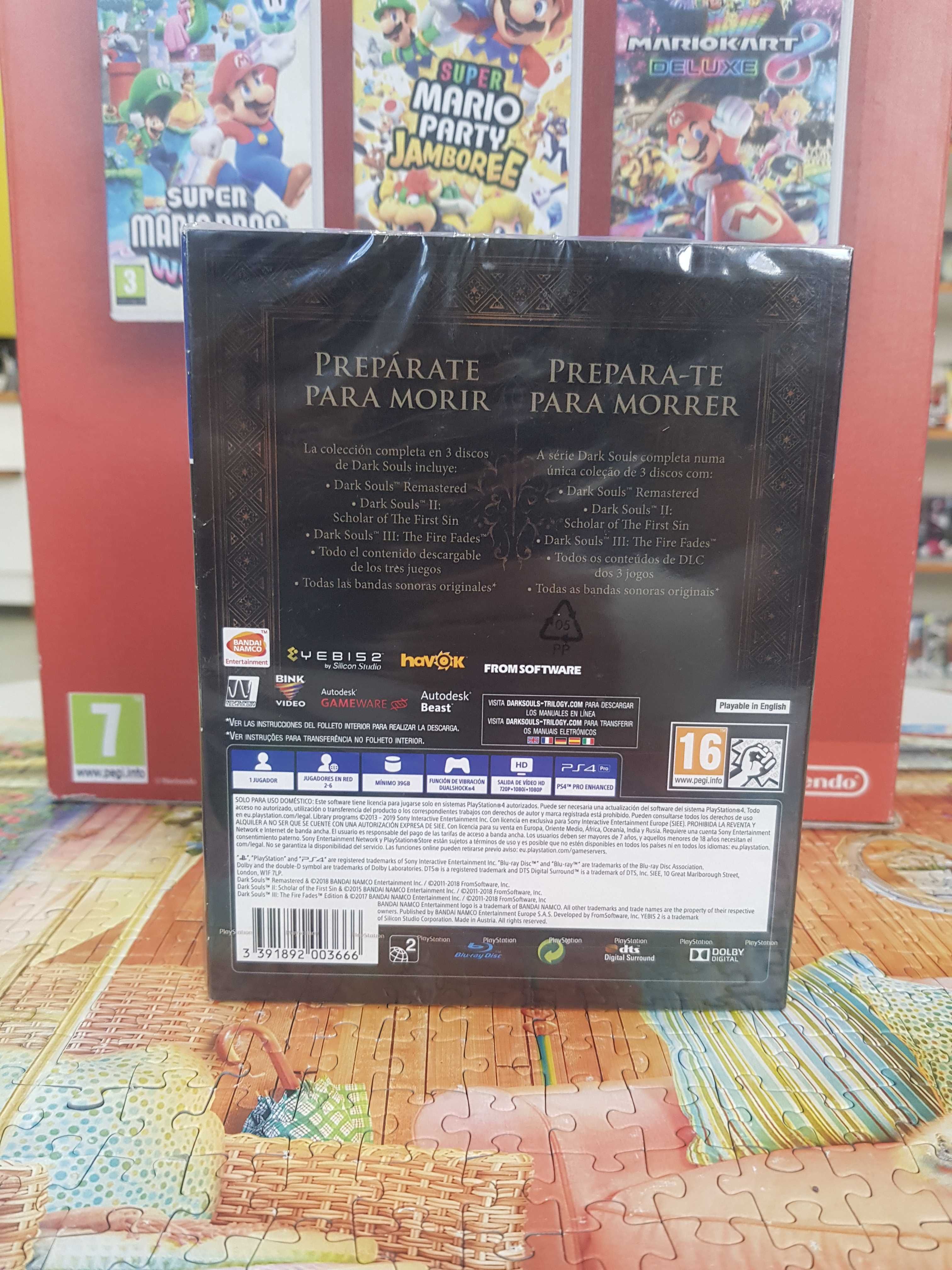 Dark Souls Trilogy PS4 (Nowa) Sklep Iława
